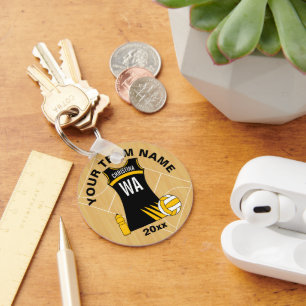 Porte-clés Membres de club de netball personnalisés