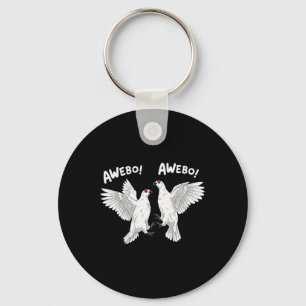 Porte-clés Mème Awebo Lagopède Awebo Oiseaux Drôle Arctique