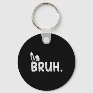 Porte-clés Mème de Bruh jour de Pâques lapin drôle oeufs ados