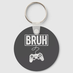 Porte-clés Mème de joueur bruh jeu vidéo rétro drôle de jeu p