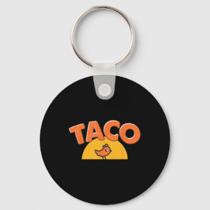 Porte-clés Mème de poulet drôle tendance taco Trump toujours