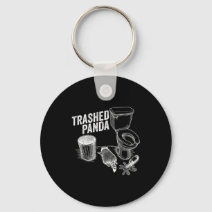 Porte-clés Mème de Raton Laveur Ivre Panda Crasse Drôle Amate