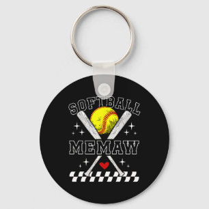 Porte-clés Mémé de softball d'un joueur de softball Mémé _1