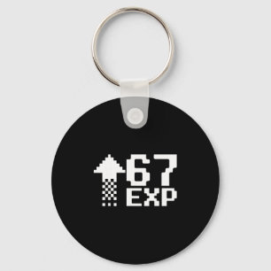 Porte-clés Mème drôle de 67 Gaming Kids Drip Six Sept Gen Alp
