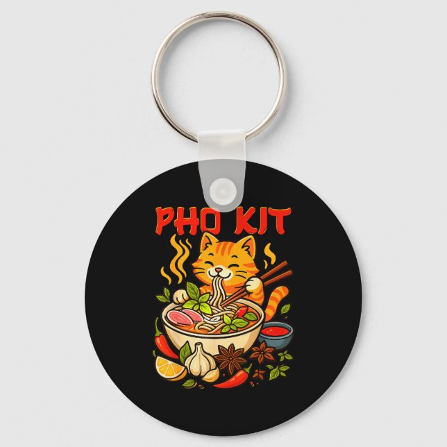 Porte-clés Mème drôle de chat de Pho Kit Mariners  (Recto)
