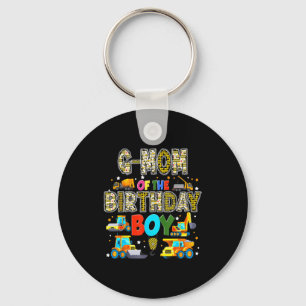 Porte-clés Mémé du garçon qui fête son anniversaire ouvrier d