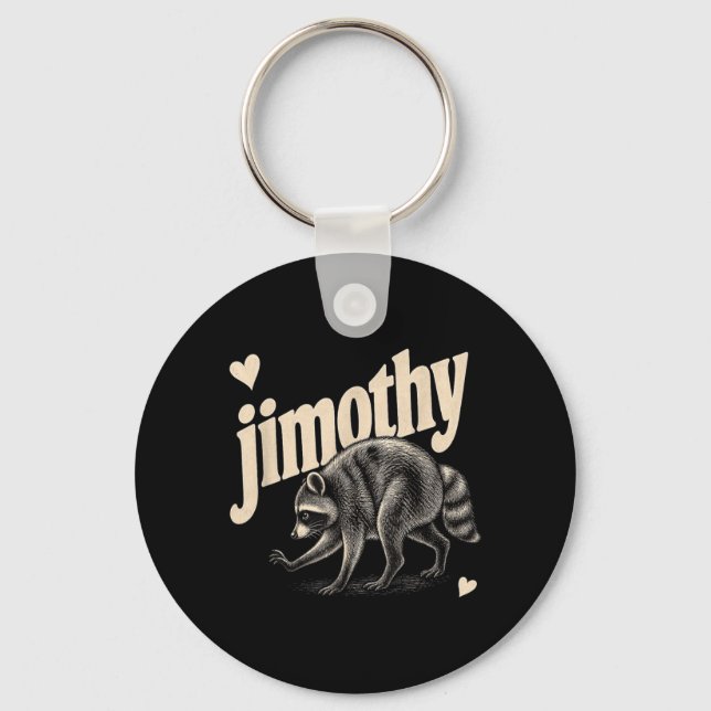 Porte-clés Meme Jimothy Raton laveur (Recto)