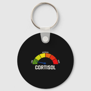 Porte-clés Mème niveaux de cortisol bas