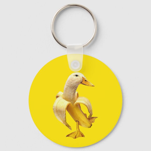 Porte-clés Mème porte - clé Banana Duck (Recto)