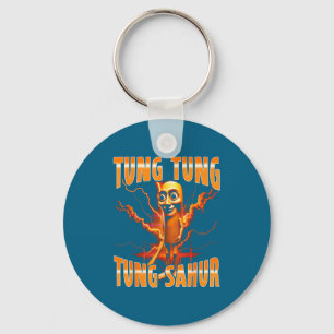 Porte-clés Mème surréaliste italien Brainrot Tung Tung Tung S