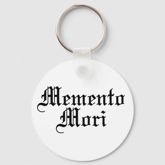 Porte-clés Memento Mori - Latin Phrase (Recto)