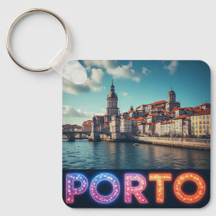 Porte-clés 🧲 Mémoire de voyage à Porto Portugal pour les jou