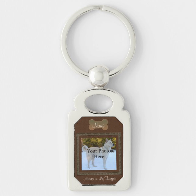 Porte-clés Mémorial Brown pour chiens ou chats (Devant)