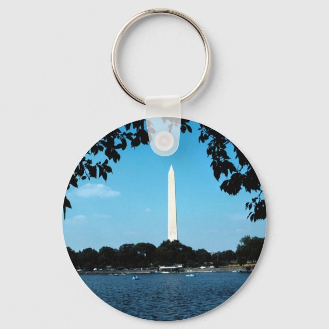 Porte-clés mémorial de washington, capitale nationale dc de w (Recto)