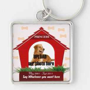 Porte-clés Mémorial des animaux de compagnie de Red Dog Hous