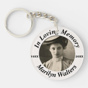 Porte-clés Mémorial personnalisé avec photo