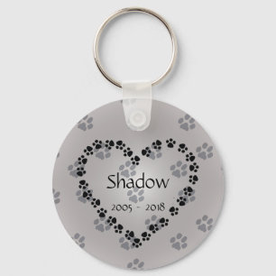 Porte-clés Mémorial personnalisé de chien