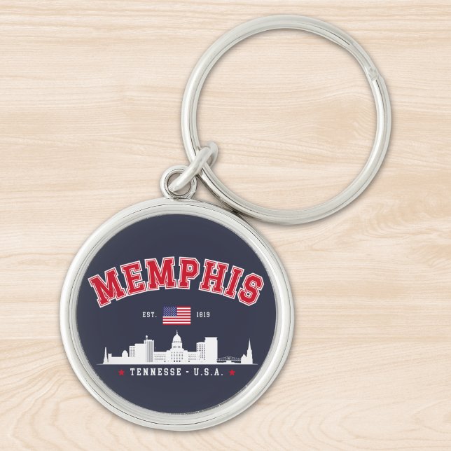 Porte-clés Memphis Skyline – Southern Pride" (Créateur téléchargé)