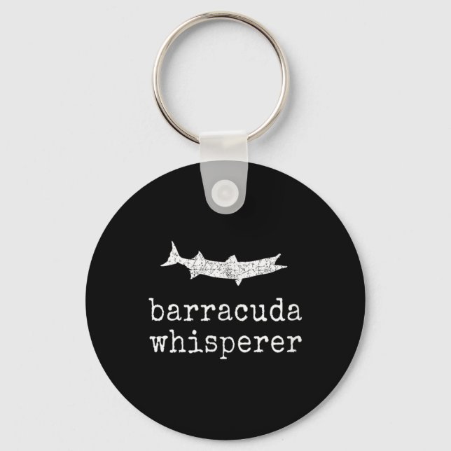 Porte-clés Meneur de Barracuda Drôle de Pêche à la Barracuda  (Recto)