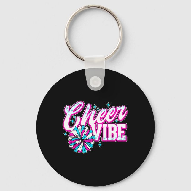Porte-clés Meneur de claque Cheer Vibe Drôle Cheerleader  (Recto)