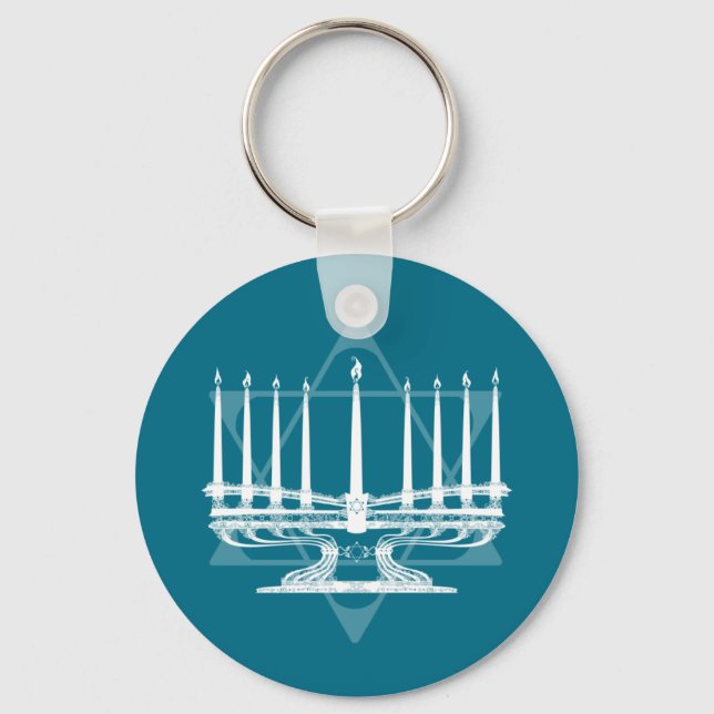 Porte-clés Menorah et étoile IV (Recto)