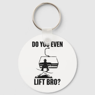Porte-clés Mens Do You Même Lift Bro Snowboard Snowboard G