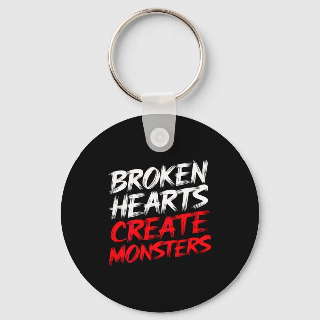 Porte-clés Mens Funny Gym Saying Valentine's Broken Hearts Mo (Recto)