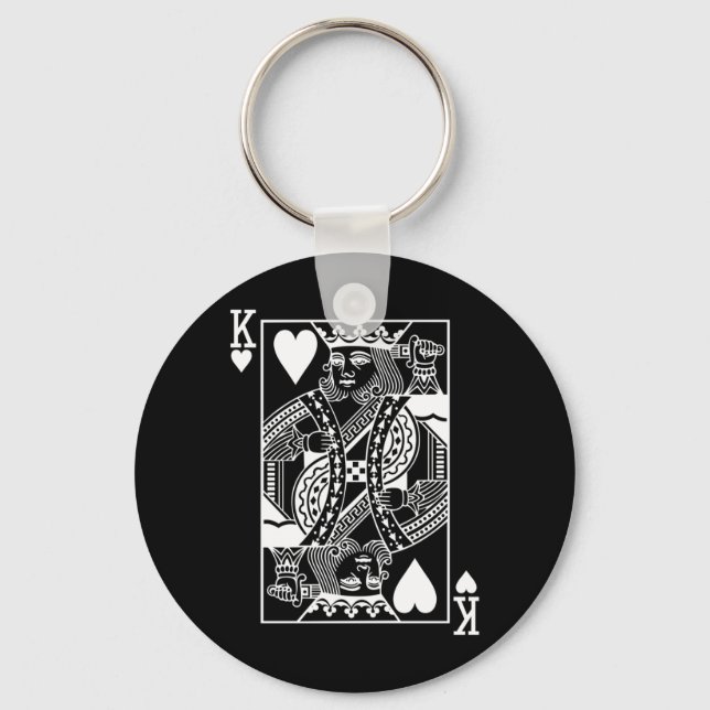 Porte-clés Mens Le Roi Originel Des Cœurs Clic (Recto)