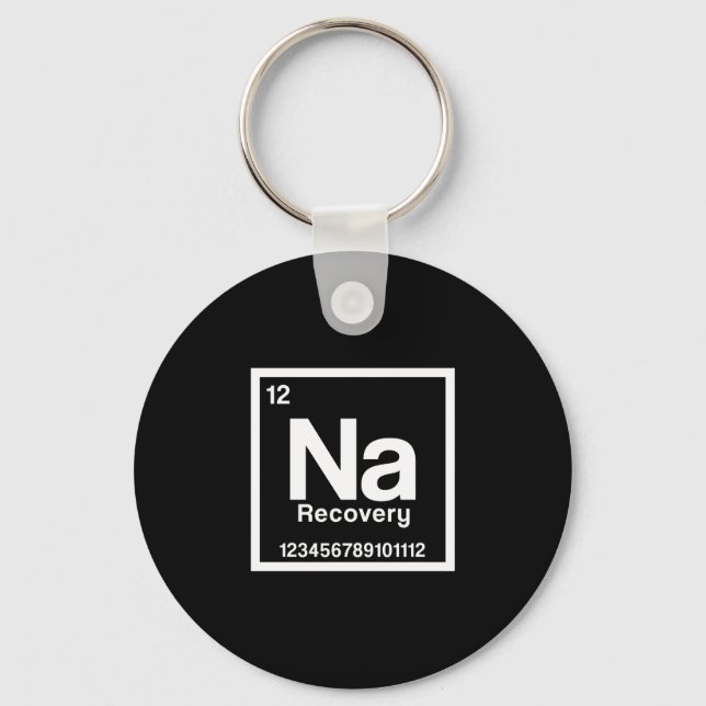 Porte-clés Mens na element narcotics anonymous recovery sober (Recto)