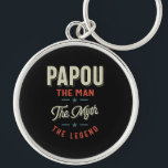 Porte-clés Mens Papou Shirt Gift: The Man The Myth The Legend<br><div class="desc">Papou The Man The Myth The Legend grandfather dad daddy father's day grandpa grandad greek funny cool quote saying birthday gift idea. This awesome Papou The Man The Myth The Legend clothing item is the perfect weird present for friends colleagues and family members on christmas thanksgiving anniversary or any holiday....</div>