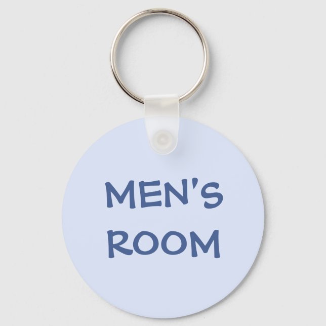 Porte-clés Men's restroom keychain (Recto)