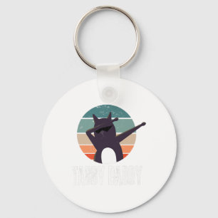 Porte-clés Mens Tabby Daddy Tee Cat Daddy Papa Pères