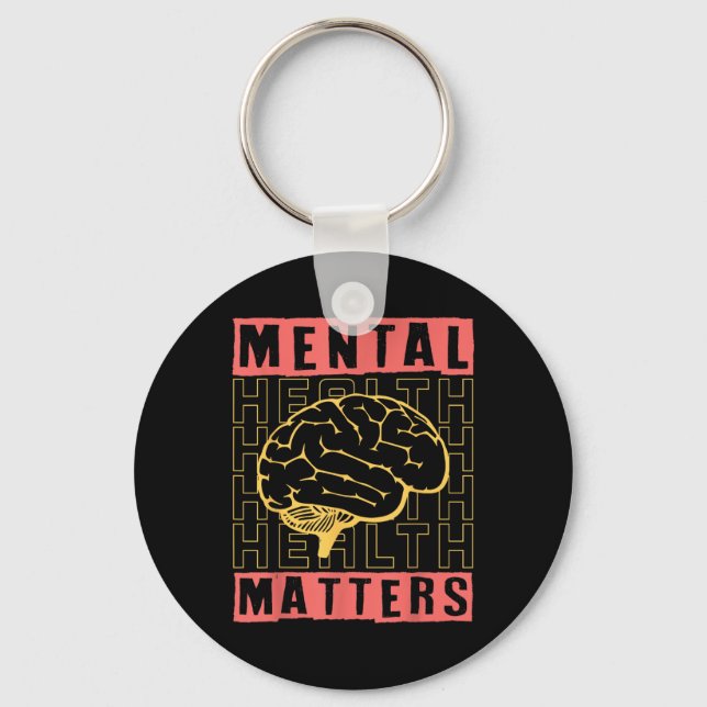 Porte-clés Mental Health Awareness Depression Suicide Prevent (Recto)