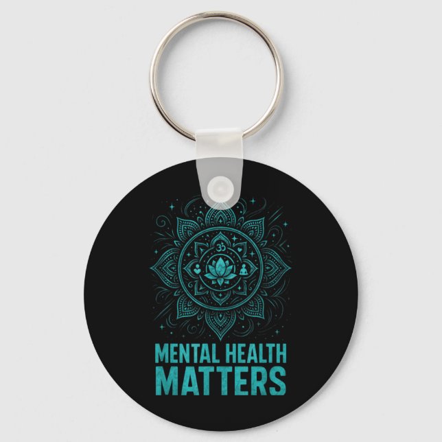 Porte-clés Mental Health S End Stigma Awareness  (Recto)