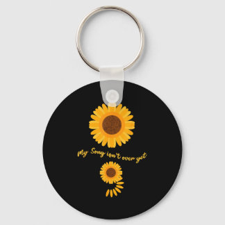 Porte-clés Mental Health Semicolon Sunflower Suicide Preventi