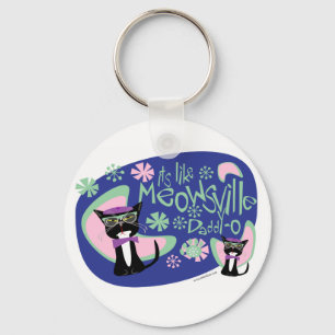 Porte-clés Meowsville Daddy-O Beatnik Kitty