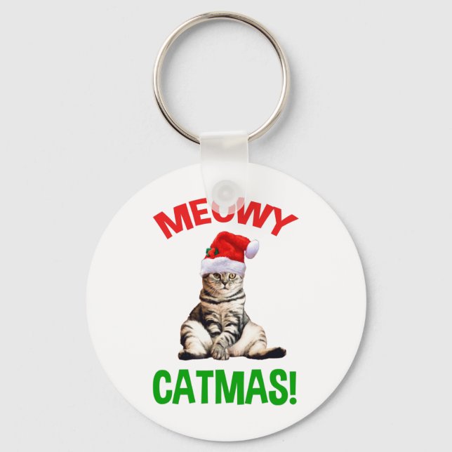 Porte-clés Meowy Catmas ! (Recto)