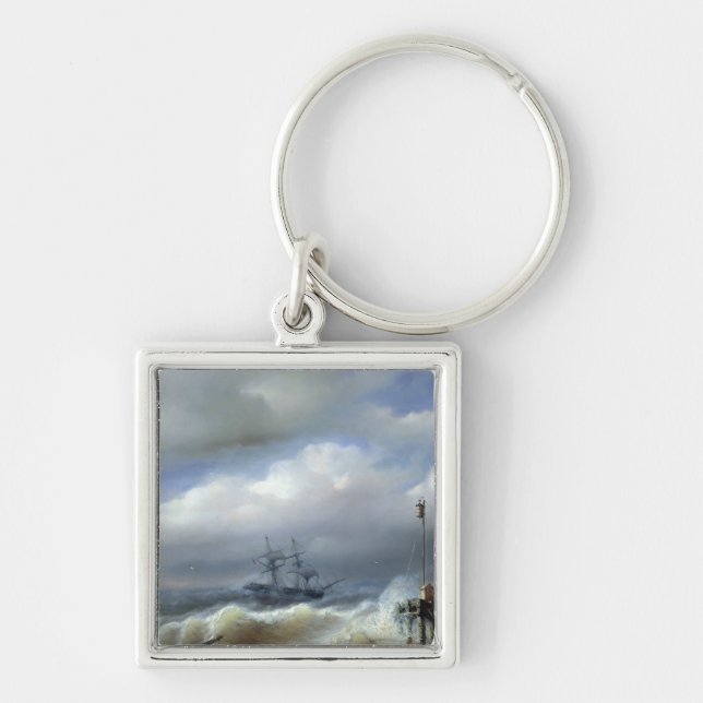 Porte-clés Mer agitée par temps orageux, 1846 (Devant)