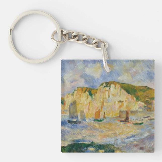 Porte-clés Mer et falaises (Devant)