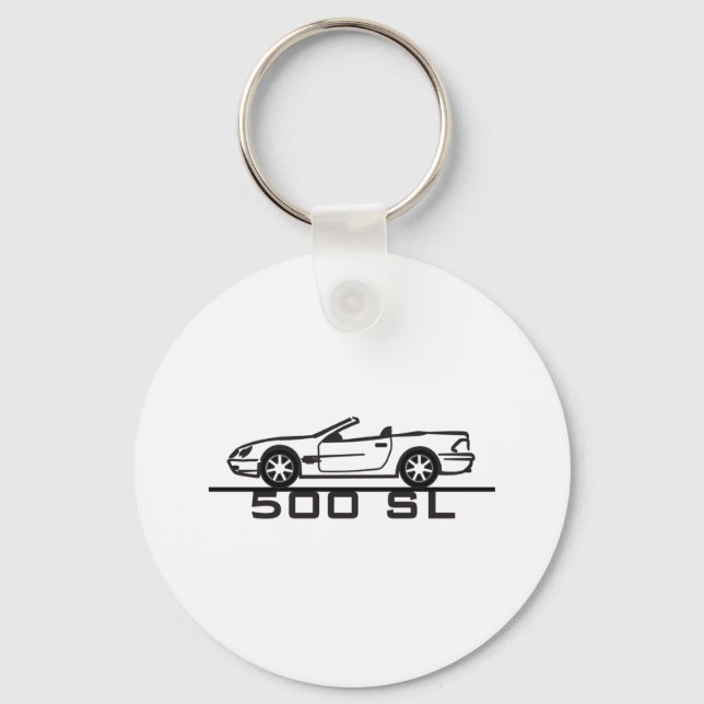 Porte-clés Mercedes 500 SL Type 230 (Recto)