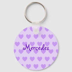 Porte-clés Mercedes en violet