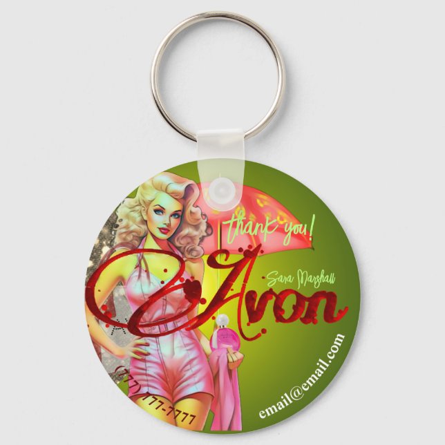 Porte-clés Merci Avon (Recto)