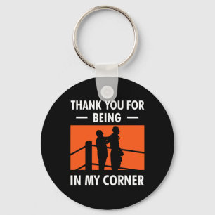 Porte-clés Merci Coach Boxe Pour Être Dans Mon Plan Corner