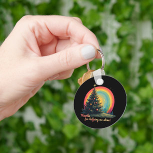 Porte-clés Merci de m'aider à me faire briller Gratitude sinc