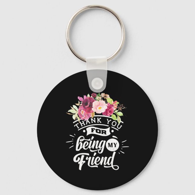 Porte-clés Merci D'Être Mes Amis (Recto)