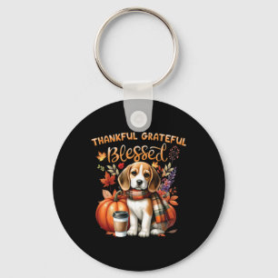 Porte-clés Merci gracieux Beagle Chien Heureux Chute Y'