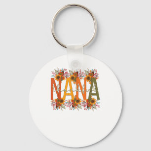 Porte-clés Merci Nana Grand-Mère Thanksgiving Nana Grandm