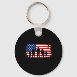 Porte-clés Merci Patriotique Vétérinaire Jour 4 de Ju