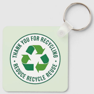 Porte-clés Merci pour le recyclage
