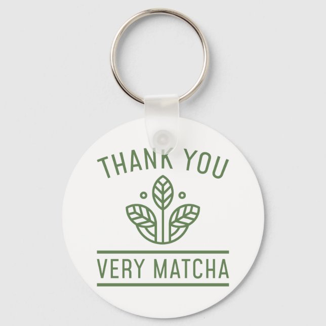 Porte-clés Merci Very Matcha (Recto)